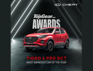  Перевірено Top Gear: Tiggo 4 Pro здобуває високі нагороди 2024 року